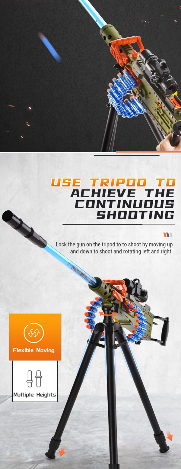 تفنگ اسباب بازی مسلسل شارژی بزرگ مدل M1921